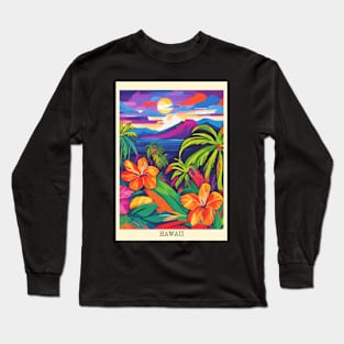 fauvism art of Hawaii usa 5 Long Sleeve T-Shirt